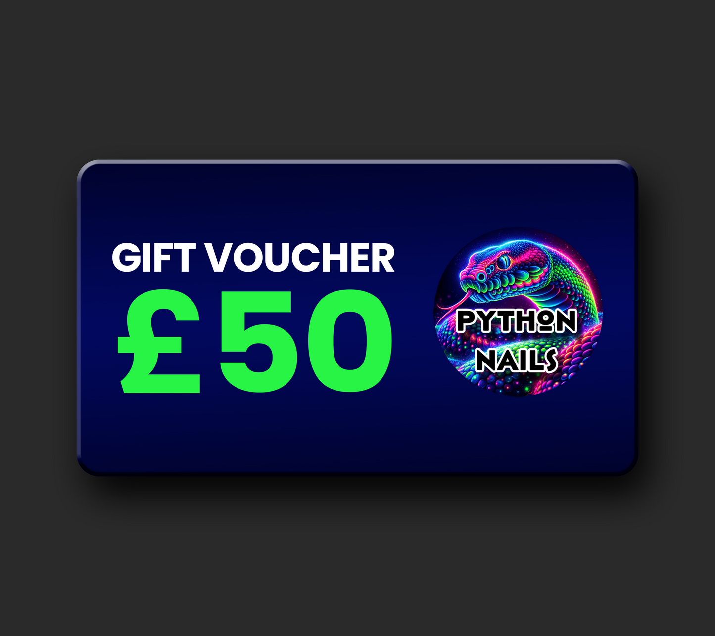 PYTHON E-GIFT CARDS